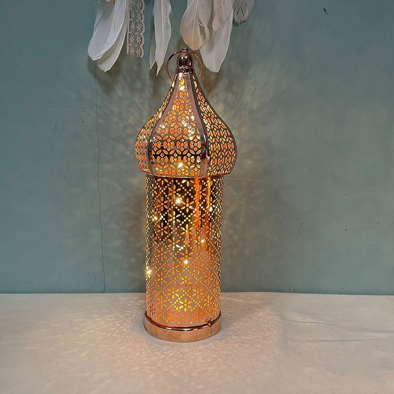 Moroccan-style Wrought Iron Decorative Lamp, Battery-operated LED Night Light, Vintage Mosque Lamp for Ramadan Events. - F.MarketA87BC52F83C5439BA2291FD2B1373C2BeproloMMoroccan-style Wrought Iron Decorative Lamp, Battery-operated LED Night Light, Vintage Mosque Lamp for Ramadan Events.Moroccan-style Wrought Iron Decorative Lamp, Battery-operated LED Night Light, Vintage Mosque Lamp for Ramadan Events.