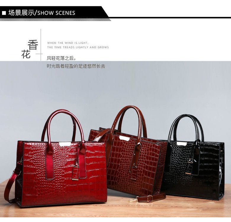 New Foreign Trade Women's Bag Trendy Crocodile Pattern Portable European and American Shoulder Crossbody Tote Bag Cross-Border Dropshipping Global - F.MarketbrownF.MarketNew Foreign Trade Women's Bag Trendy Crocodile Pattern Portable European and American Shoulder Crossbody Tote Bag Cross-Border Dropshipping GlobalNew Foreign Trade Women's Bag Trendy Crocodile Pattern Portable European and American Shoulder Crossbody Tote Bag Cross-Border Dropshipping Global