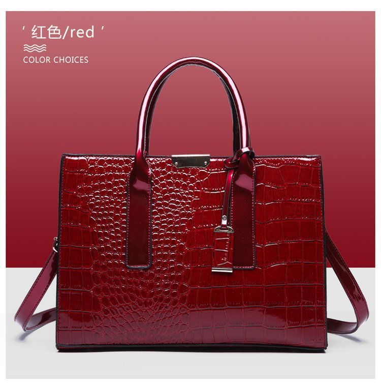 New Foreign Trade Women's Bag Trendy Crocodile Pattern Portable European and American Shoulder Crossbody Tote Bag Cross-Border Dropshipping Global - F.MarketbrownF.MarketNew Foreign Trade Women's Bag Trendy Crocodile Pattern Portable European and American Shoulder Crossbody Tote Bag Cross-Border Dropshipping GlobalNew Foreign Trade Women's Bag Trendy Crocodile Pattern Portable European and American Shoulder Crossbody Tote Bag Cross-Border Dropshipping Global