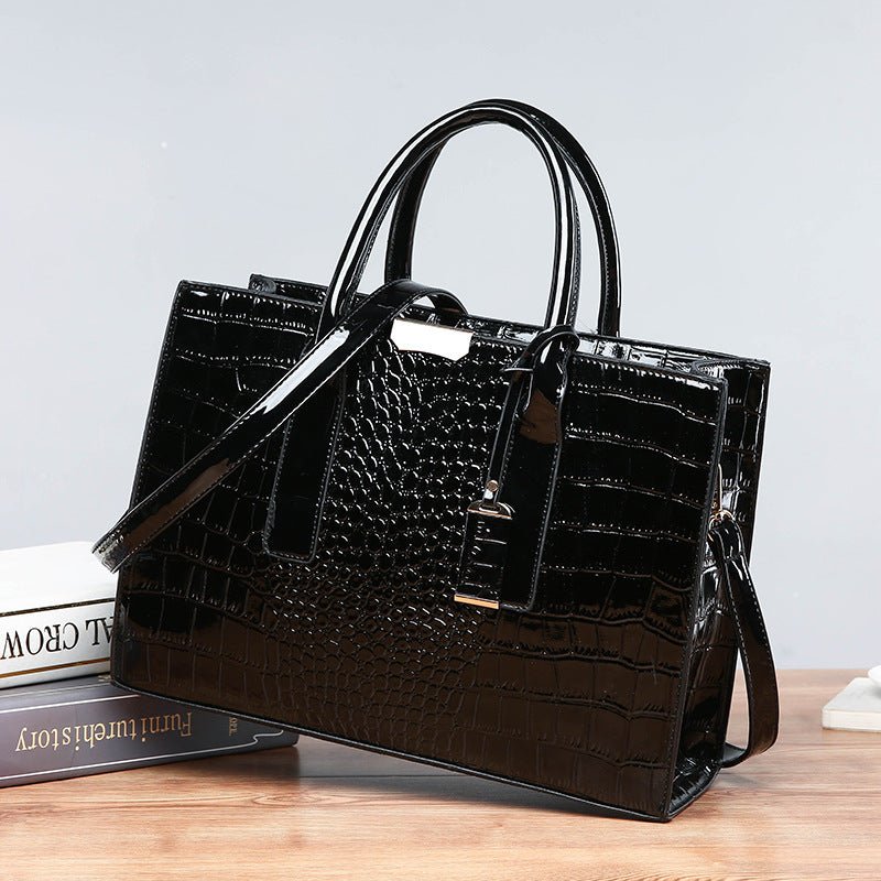New Foreign Trade Women's Bag Trendy Crocodile Pattern Portable European and American Shoulder Crossbody Tote Bag Cross-Border Dropshipping Global - F.MarketbrownF.MarketNew Foreign Trade Women's Bag Trendy Crocodile Pattern Portable European and American Shoulder Crossbody Tote Bag Cross-Border Dropshipping GlobalNew Foreign Trade Women's Bag Trendy Crocodile Pattern Portable European and American Shoulder Crossbody Tote Bag Cross-Border Dropshipping Global