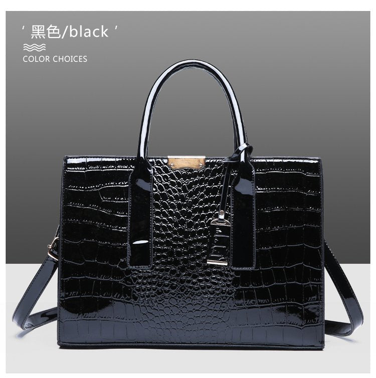 New Foreign Trade Women's Bag Trendy Crocodile Pattern Portable European and American Shoulder Crossbody Tote Bag Cross-Border Dropshipping Global - F.MarketbrownF.MarketNew Foreign Trade Women's Bag Trendy Crocodile Pattern Portable European and American Shoulder Crossbody Tote Bag Cross-Border Dropshipping GlobalNew Foreign Trade Women's Bag Trendy Crocodile Pattern Portable European and American Shoulder Crossbody Tote Bag Cross-Border Dropshipping Global