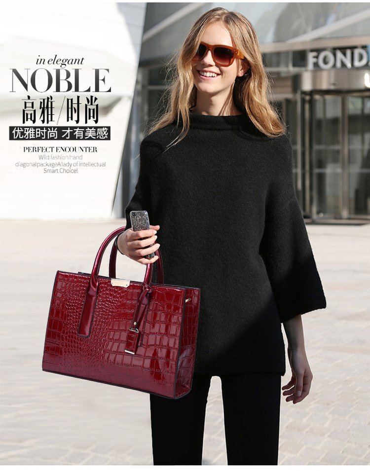 New Foreign Trade Women's Bag Trendy Crocodile Pattern Portable European and American Shoulder Crossbody Tote Bag Cross-Border Dropshipping Global - F.MarketbrownF.MarketNew Foreign Trade Women's Bag Trendy Crocodile Pattern Portable European and American Shoulder Crossbody Tote Bag Cross-Border Dropshipping GlobalNew Foreign Trade Women's Bag Trendy Crocodile Pattern Portable European and American Shoulder Crossbody Tote Bag Cross-Border Dropshipping Global