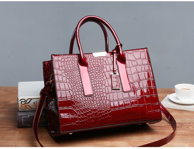 New Foreign Trade Women's Bag Trendy Crocodile Pattern Portable European and American Shoulder Crossbody Tote Bag Cross-Border Dropshipping Global - F.MarketbrownF.MarketNew Foreign Trade Women's Bag Trendy Crocodile Pattern Portable European and American Shoulder Crossbody Tote Bag Cross-Border Dropshipping GlobalNew Foreign Trade Women's Bag Trendy Crocodile Pattern Portable European and American Shoulder Crossbody Tote Bag Cross-Border Dropshipping Global
