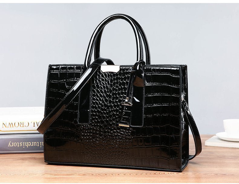 New Foreign Trade Women's Bag Trendy Crocodile Pattern Portable European and American Shoulder Crossbody Tote Bag Cross-Border Dropshipping Global - F.MarketbrownF.MarketNew Foreign Trade Women's Bag Trendy Crocodile Pattern Portable European and American Shoulder Crossbody Tote Bag Cross-Border Dropshipping GlobalNew Foreign Trade Women's Bag Trendy Crocodile Pattern Portable European and American Shoulder Crossbody Tote Bag Cross-Border Dropshipping Global