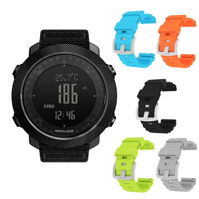 NORTH EDGE Men's Sport Digital Watch Hours Running Swimming Military Army Watches Altimeter Barometer Compass Waterproof 50m - F.Market14:200000914watch-5pc strap;200007763:201336100F.MarketChina MainlandNORTH EDGE Men's Sport Digital Watch Hours Running Swimming Military Army Watches Altimeter Barometer Compass Waterproof 50mNORTH EDGE Men's Sport Digital Watch Hours Running Swimming Military Army Watches Altimeter Barometer Compass Waterproof 50m