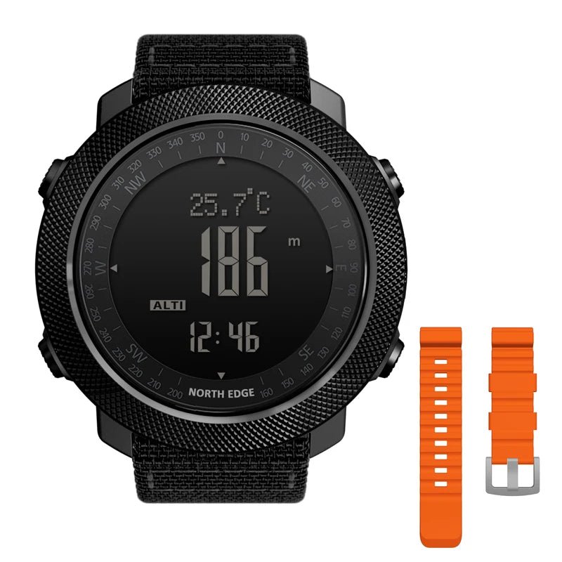 NORTH EDGE Men's Sport Digital Watch Hours Running Swimming Military Army Watches Altimeter Barometer Compass Waterproof 50m - F.Market14:366Black -Orange;200007763:201336100F.MarketChina MainlandNORTH EDGE Men's Sport Digital Watch Hours Running Swimming Military Army Watches Altimeter Barometer Compass Waterproof 50mNORTH EDGE Men's Sport Digital Watch Hours Running Swimming Military Army Watches Altimeter Barometer Compass Waterproof 50m