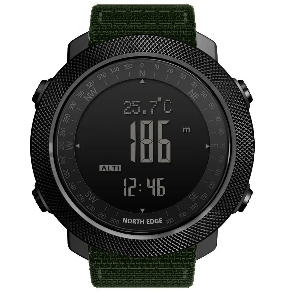 NORTH EDGE Men's Sport Digital Watch Hours Running Swimming Military Army Watches Altimeter Barometer Compass Waterproof 50m - F.Market14:200005100Green nylon strap;200007763:201336100F.MarketChina MainlandNORTH EDGE Men's Sport Digital Watch Hours Running Swimming Military Army Watches Altimeter Barometer Compass Waterproof 50mNORTH EDGE Men's Sport Digital Watch Hours Running Swimming Military Army Watches Altimeter Barometer Compass Waterproof 50m