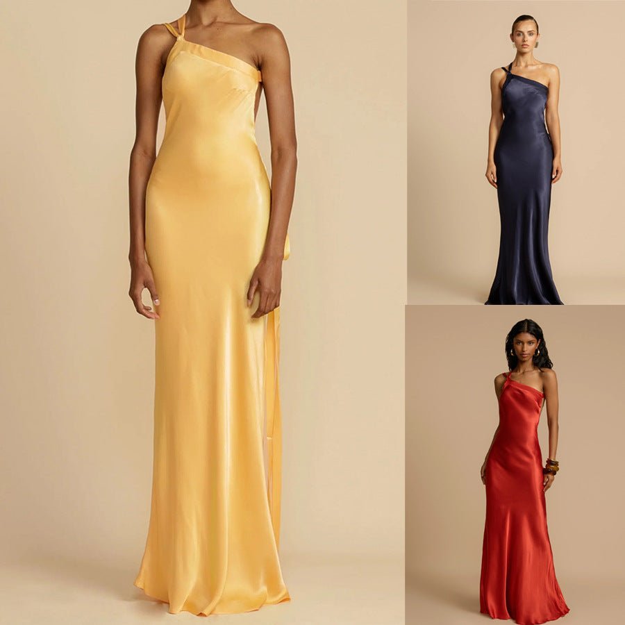 Off-Shoulder Fitted Dress with Satin Fabric Casual for Parties - F.Market6E8F19BF36ED408CB97ACF180ACEF1E8eproloSOff-Shoulder Fitted Dress with Satin Fabric Casual for PartiesOff-Shoulder Fitted Dress with Satin Fabric Casual for Parties