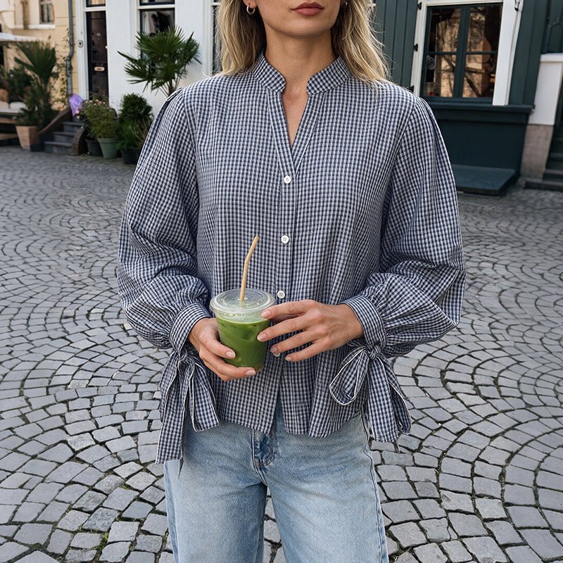 Plaid slit loose shirt - F.MarketF26EB52E0F7C42E5B7AEE480BC49C2ACeproloSPlaid slit loose shirtPlaid slit loose shirt