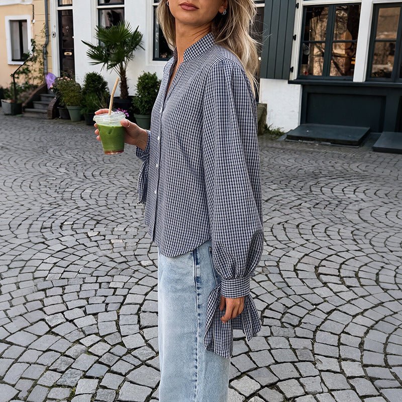 Plaid slit loose shirt - F.MarketF26EB52E0F7C42E5B7AEE480BC49C2ACeproloSPlaid slit loose shirtPlaid slit loose shirt