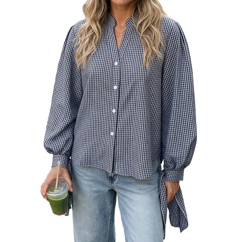 Plaid slit loose shirt - F.MarketF26EB52E0F7C42E5B7AEE480BC49C2ACeproloSPlaid slit loose shirtPlaid slit loose shirt