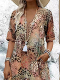 Pocket Long Dress with Lace Trim V-Neck Short Sleeve Dress for Women - F.MarketB1D72712BF364BEEAF58661870124DE7eproloSPocket Long Dress with Lace Trim V-Neck Short Sleeve Dress for WomenPocket Long Dress with Lace Trim V-Neck Short Sleeve Dress for Women