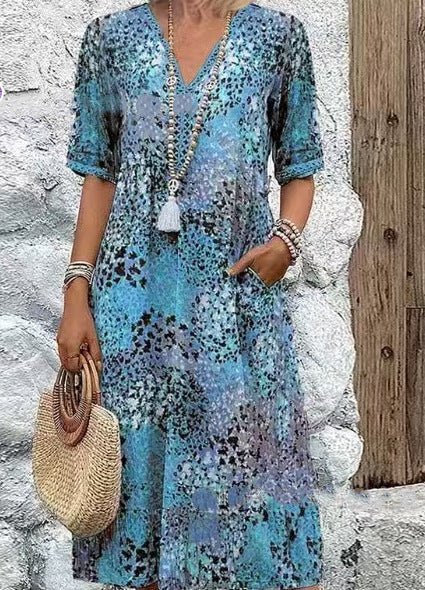 Pocket Long Dress with Lace Trim V-Neck Short Sleeve Dress for Women - F.Market61455B94E5A74EE087AE45DEF4D5682CeproloSPocket Long Dress with Lace Trim V-Neck Short Sleeve Dress for WomenPocket Long Dress with Lace Trim V-Neck Short Sleeve Dress for Women
