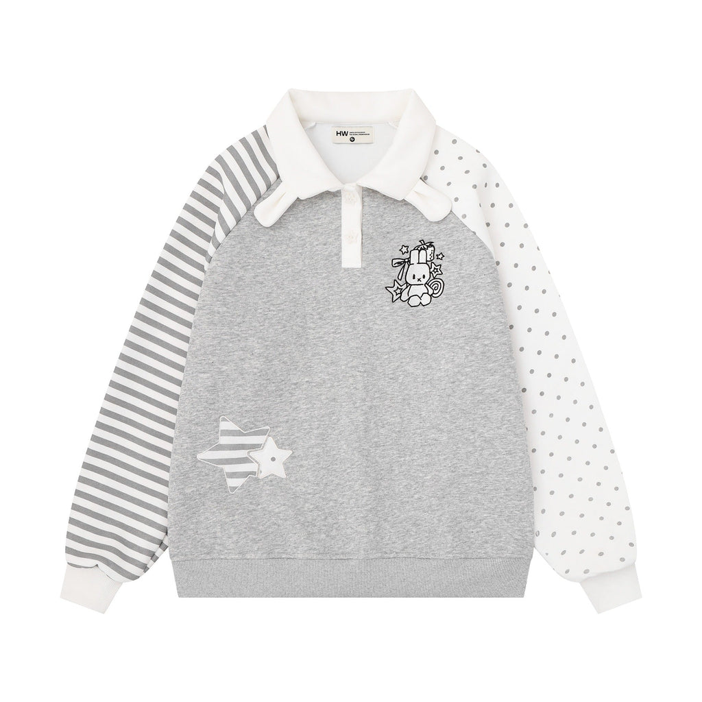 Polo collar color blocked design hoodie - F.Market39EFBEB352F0418792496C06C1EA0843eproloSPolo collar color blocked design hoodiePolo collar color blocked design hoodie
