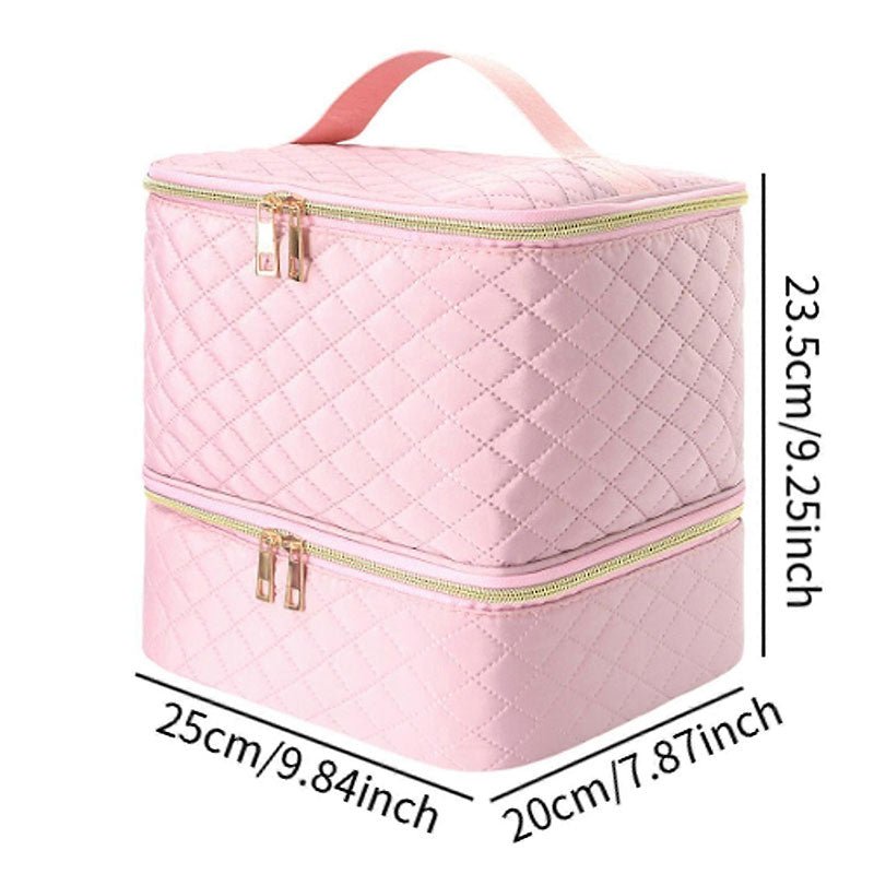 Portable 30-Compartment Nail Organizer Case with Polish & Oil Bags, All-in-One Manicure Tools & Cosmetic Storage Kit - F.MarketA9DD1C7D55B147DA86B1A9D873F477DFeproloPortable 30-Compartment Nail Organizer Case with Polish & Oil Bags, All-in-One Manicure Tools & Cosmetic Storage KitPortable 30-Compartment Nail Organizer Case with Polish & Oil Bags, All-in-One Manicure Tools & Cosmetic Storage Kit