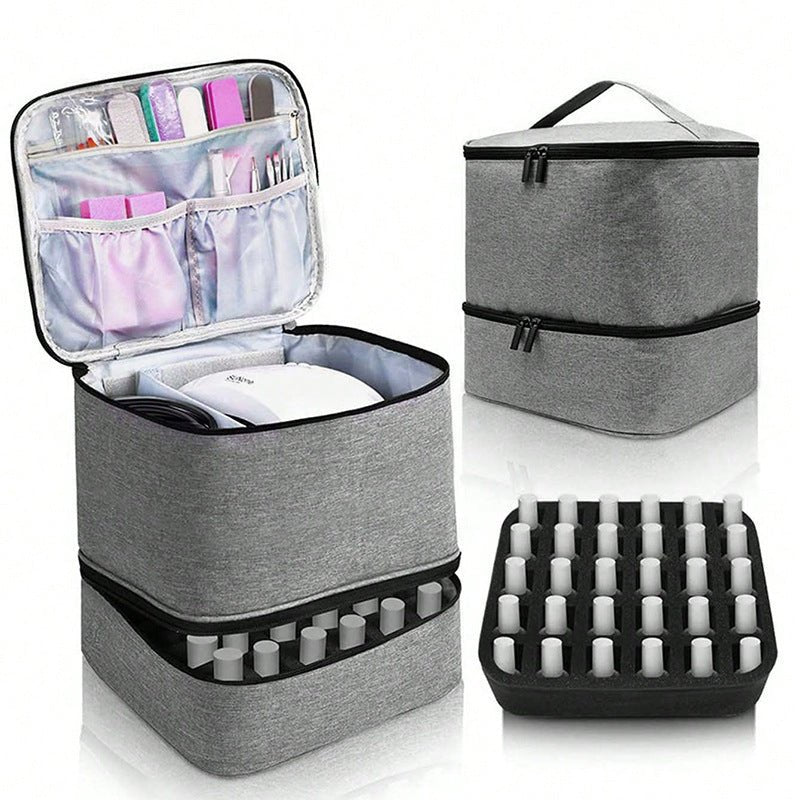 Portable 30-Compartment Nail Organizer Case with Polish & Oil Bags, All-in-One Manicure Tools & Cosmetic Storage Kit - F.Market8D7DCFC9631D4268B928FE6291E43968eproloPortable 30-Compartment Nail Organizer Case with Polish & Oil Bags, All-in-One Manicure Tools & Cosmetic Storage KitPortable 30-Compartment Nail Organizer Case with Polish & Oil Bags, All-in-One Manicure Tools & Cosmetic Storage Kit