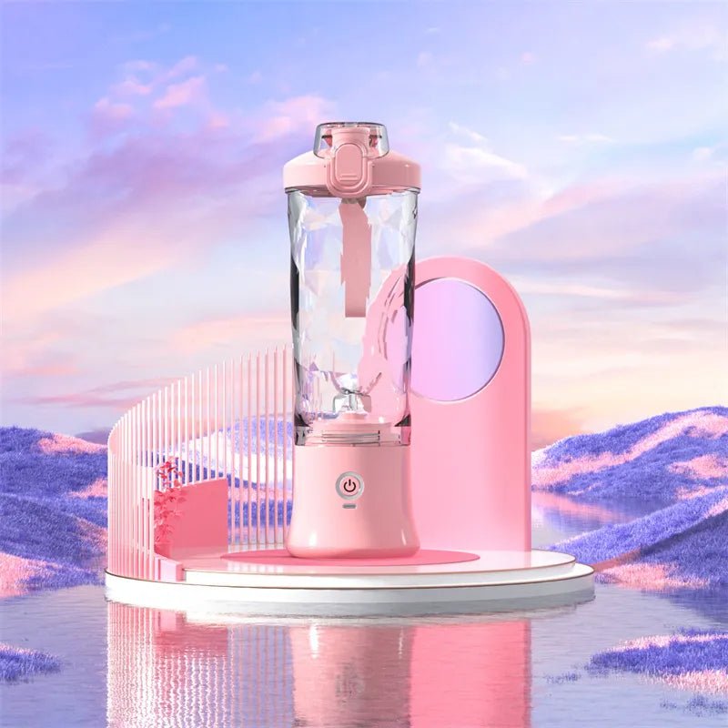 Portable Blender Juicer – Personal-Size Blender for Shakes and Smoothies with 6 Blades - F.MarketC37JIQNJTF.MarketUSBPortable Blender Juicer – Personal-Size Blender for Shakes and Smoothies with 6 BladesPortable Blender Juicer – Personal-Size Blender for Shakes and Smoothies with 6 Blades