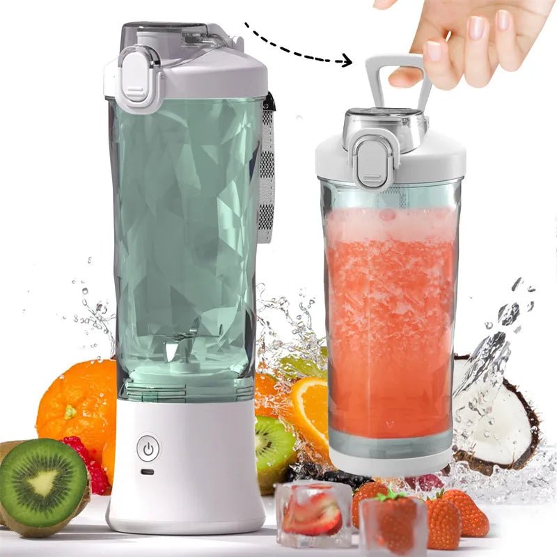 Portable Blender Juicer – Personal-Size Blender for Shakes and Smoothies with 6 Blades - F.MarketFWJMVTY98F.MarketUSBPortable Blender Juicer – Personal-Size Blender for Shakes and Smoothies with 6 BladesPortable Blender Juicer – Personal-Size Blender for Shakes and Smoothies with 6 Blades