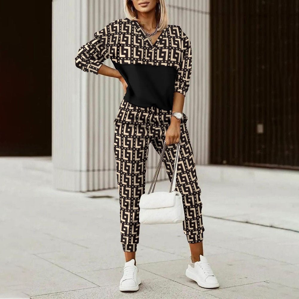 Printed Long Sleeve Fitted Hoodie and Pants Set for Women - F.Market91C13E85397044DDA48E07030AF536F3eproloSPrinted Long Sleeve Fitted Hoodie and Pants Set for WomenPrinted Long Sleeve Fitted Hoodie and Pants Set for Women