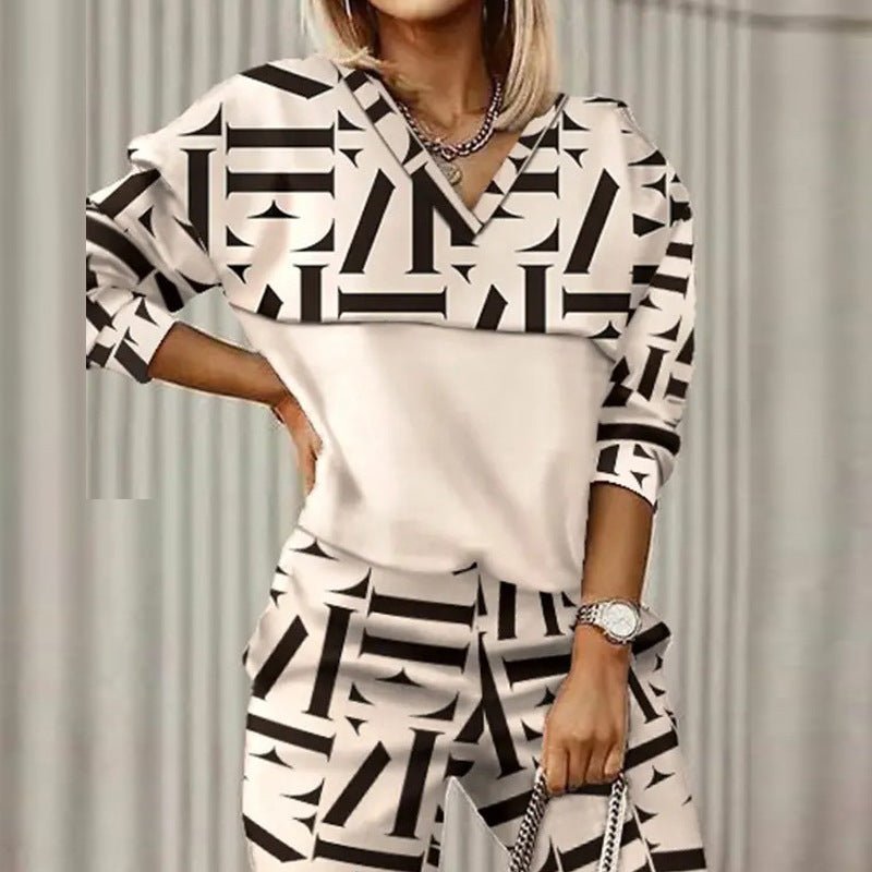 Printed Long Sleeve Fitted Hoodie and Pants Set for Women - F.Market91C13E85397044DDA48E07030AF536F3eproloSPrinted Long Sleeve Fitted Hoodie and Pants Set for WomenPrinted Long Sleeve Fitted Hoodie and Pants Set for Women
