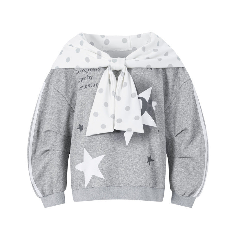 Retro grey patchwork polka dot rabbit ear hat long sleeved hoodie - F.Market0237115FFCA44EF29D036EFEC766D9BAeproloSRetro grey patchwork polka dot rabbit ear hat long sleeved hoodieRetro grey patchwork polka dot rabbit ear hat long sleeved hoodie