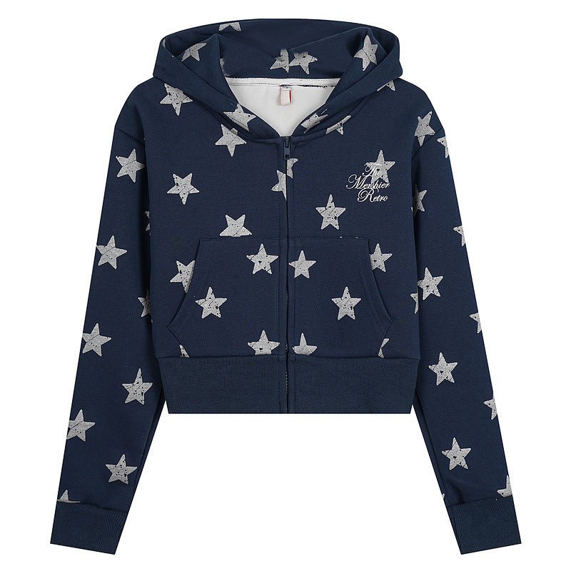 Retro star print hooded pink sweatshirt jacket - F.Market57CC4FF5B96B4FBF951AD841551CEE2CeproloSRetro star print hooded pink sweatshirt jacketRetro star print hooded pink sweatshirt jacket