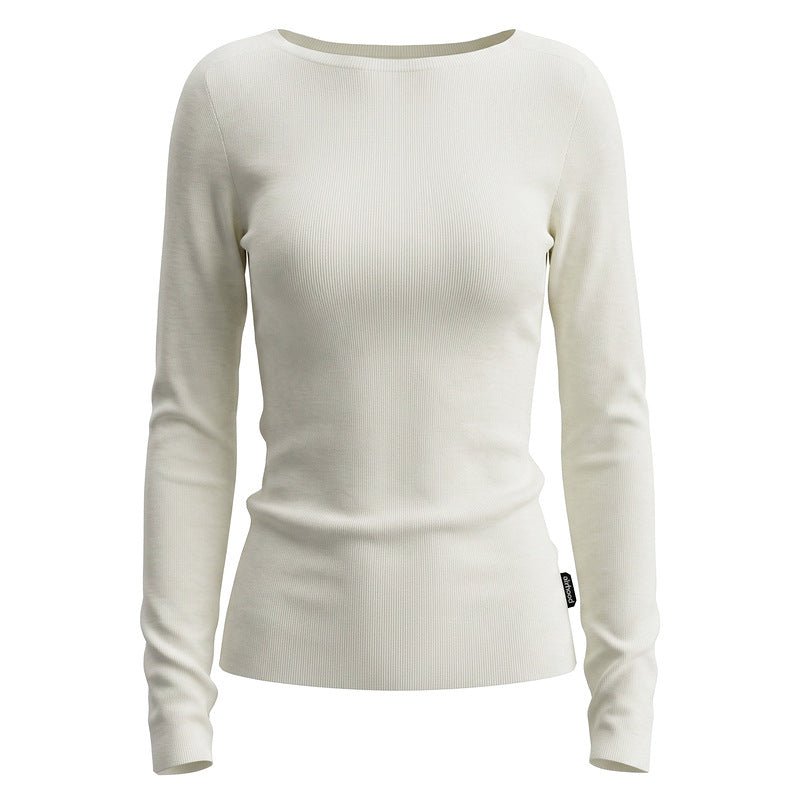 Round neck vertical groove long sleeved knitted sweater for women - F.MarketACD904F848DC4D31A831562C9FA56D17eproloSRound neck vertical groove long sleeved knitted sweater for womenRound neck vertical groove long sleeved knitted sweater for women