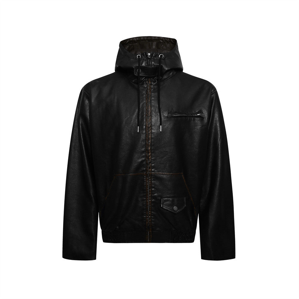 Rubbing edges to make old solid color PU leather jacket jacket - F.Market5591E162EABB4C2F88D36399DA288DF4eproloSRubbing edges to make old solid color PU leather jacket jacketRubbing edges to make old solid color PU leather jacket jacket