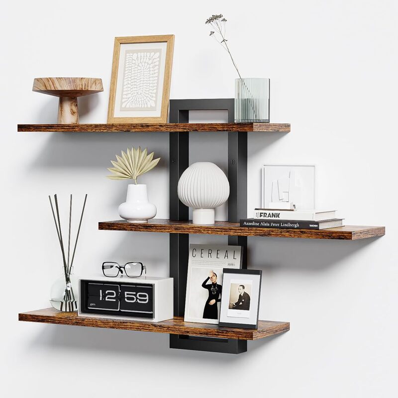 Rustic Wood & Metal Floating Shelves - Wall Mounted Storage for Kitchen/Bathroom - F.Market2B890DE890DC421A9D2B3F3191C04637eproloRustic Wood & Metal Floating Shelves - Wall Mounted Storage for Kitchen/BathroomRustic Wood & Metal Floating Shelves - Wall Mounted Storage for Kitchen/Bathroom