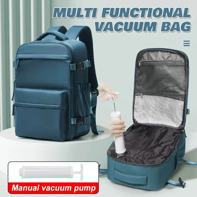 Ryanair Approved 40x20x25 Cabin Bag - Vacuum Compression Travel Backpack & 42x29x15 Storage Bag, Laptop Compartment - F.Market479CF76CB9F24486920729E22C369555eproloLRyanair Approved 40x20x25 Cabin Bag - Vacuum Compression Travel Backpack & 42x29x15 Storage Bag, Laptop CompartmentRyanair Approved 40x20x25 Cabin Bag - Vacuum Compression Travel Backpack & 42x29x15 Storage Bag, Laptop Compartment