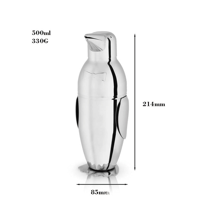 Shaker Professional Cocktail Shaker Stainless Steel Penguin Cup Cocktail Mixing Bottle Cocktail Shaker - F.MarketEFCE8F0FAF2E4CD2866C524508874B3AeproloShaker Professional Cocktail Shaker Stainless Steel Penguin Cup Cocktail Mixing Bottle Cocktail ShakerShaker Professional Cocktail Shaker Stainless Steel Penguin Cup Cocktail Mixing Bottle Cocktail Shaker