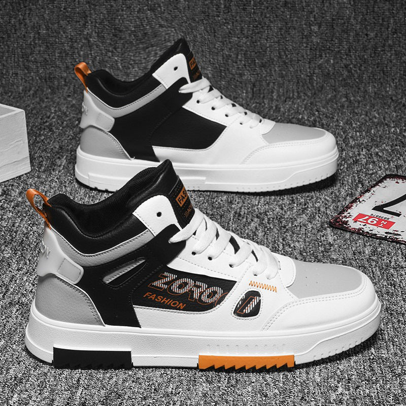Shoes for men, trendy shoes for high school students, casual board shoes for men, versatile shoes for men, mid top sports, white shoes - F.MarketeproloShoes for men, trendy shoes for high school students, casual board shoes for men, versatile shoes for men, mid top sports, white shoesShoes for men, trendy shoes for high school students, casual board shoes for men, versatile shoes for men, mid top sports, white shoes