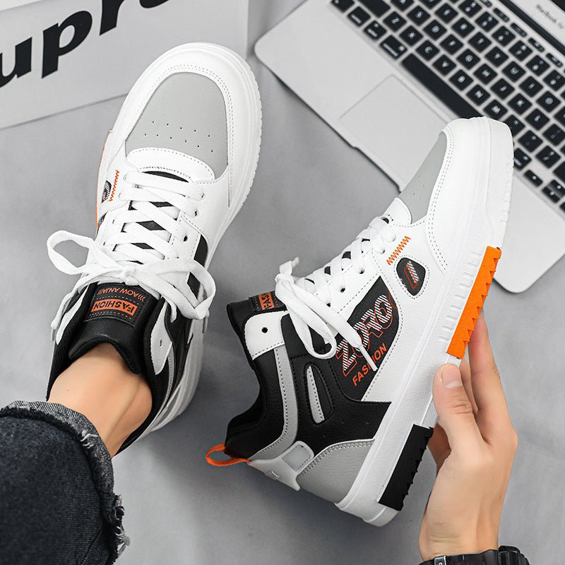 Shoes for men, trendy shoes for high school students, casual board shoes for men, versatile shoes for men, mid top sports, white shoes - F.MarketeproloShoes for men, trendy shoes for high school students, casual board shoes for men, versatile shoes for men, mid top sports, white shoesShoes for men, trendy shoes for high school students, casual board shoes for men, versatile shoes for men, mid top sports, white shoes