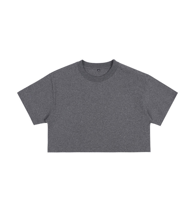 Short crop loose top women's short sleeved T-shirt with exposed navel - F.Market09F69A4FEBF24FB3A2EC57F748E55DD1eproloMShort crop loose top women's short sleeved T-shirt with exposed navelShort crop loose top women's short sleeved T-shirt with exposed navel