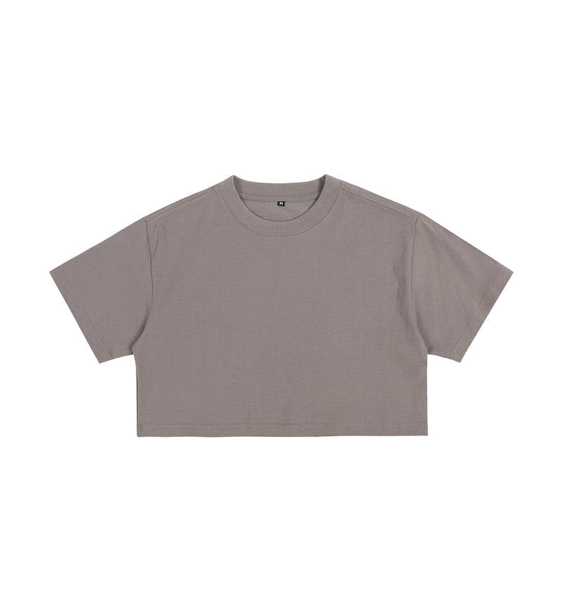 Short crop loose top women's short sleeved T-shirt with exposed navel - F.Market3170817EDC514FBB82ED8E96B73D722EeproloMShort crop loose top women's short sleeved T-shirt with exposed navelShort crop loose top women's short sleeved T-shirt with exposed navel