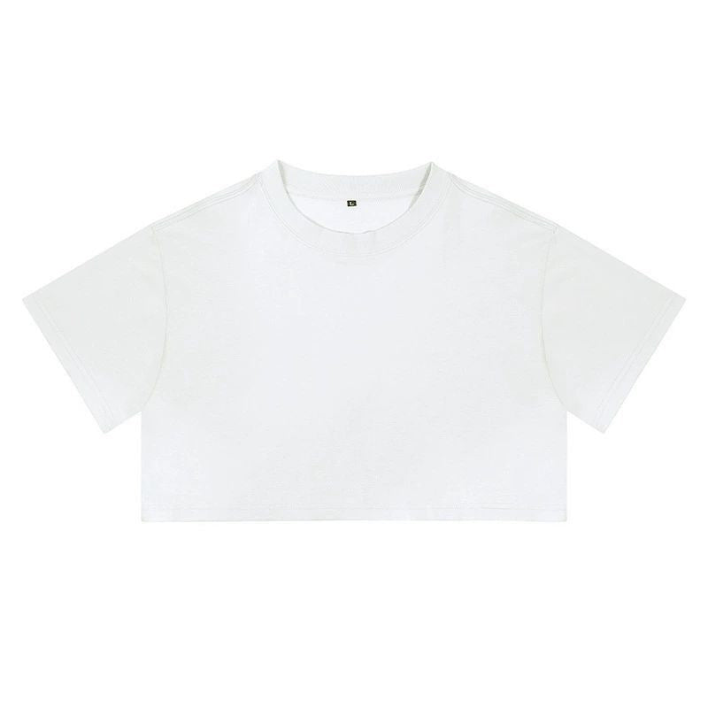 Short crop loose top women's short sleeved T-shirt with exposed navel - F.MarketFEB280B72D224E729EC4F1FAA4971633eproloMShort crop loose top women's short sleeved T-shirt with exposed navelShort crop loose top women's short sleeved T-shirt with exposed navel