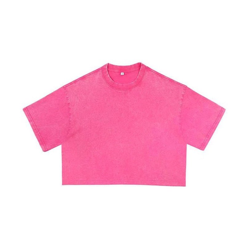 Short women's vintage washed snowflake pure cotton short-sleeve T-shirt - F.Market4D6FF7E3CFE74CA5B284C1DB632782A8eproloMShort women's vintage washed snowflake pure cotton short-sleeve T-shirtShort women's vintage washed snowflake pure cotton short-sleeve T-shirt