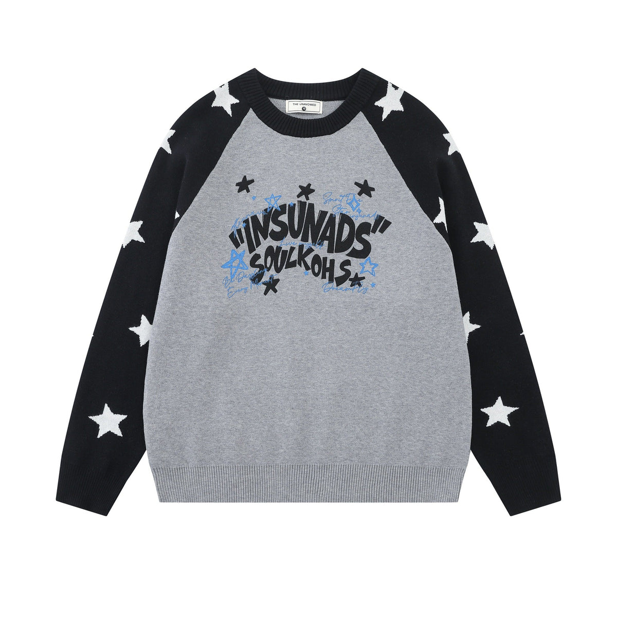 Shoulder inserted star jacquard sweater - F.MarketE3AC379EC8C94B979FD018BDCE075F0FeproloSShoulder inserted star jacquard sweaterShoulder inserted star jacquard sweater
