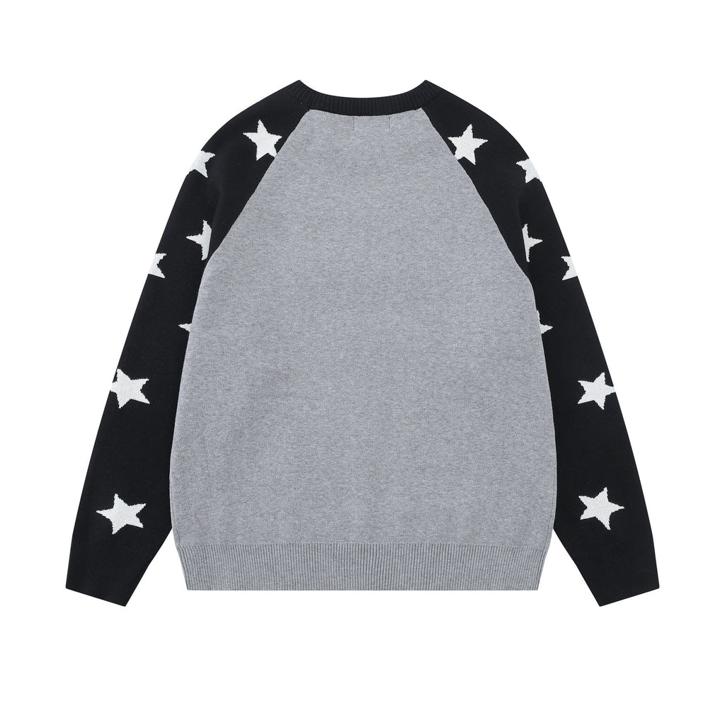 Shoulder inserted star jacquard sweater - F.MarketE3AC379EC8C94B979FD018BDCE075F0FeproloSShoulder inserted star jacquard sweaterShoulder inserted star jacquard sweater