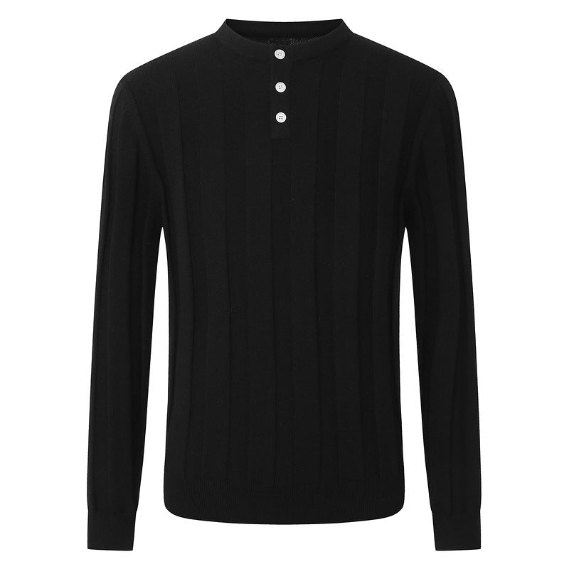 Simple Henley collar vertical pit stripe oat knit sweater - F.MarketB2ADB9AFCA7B4A0790F9325CE15D68B4eproloSSimple Henley collar vertical pit stripe oat knit sweaterSimple Henley collar vertical pit stripe oat knit sweater