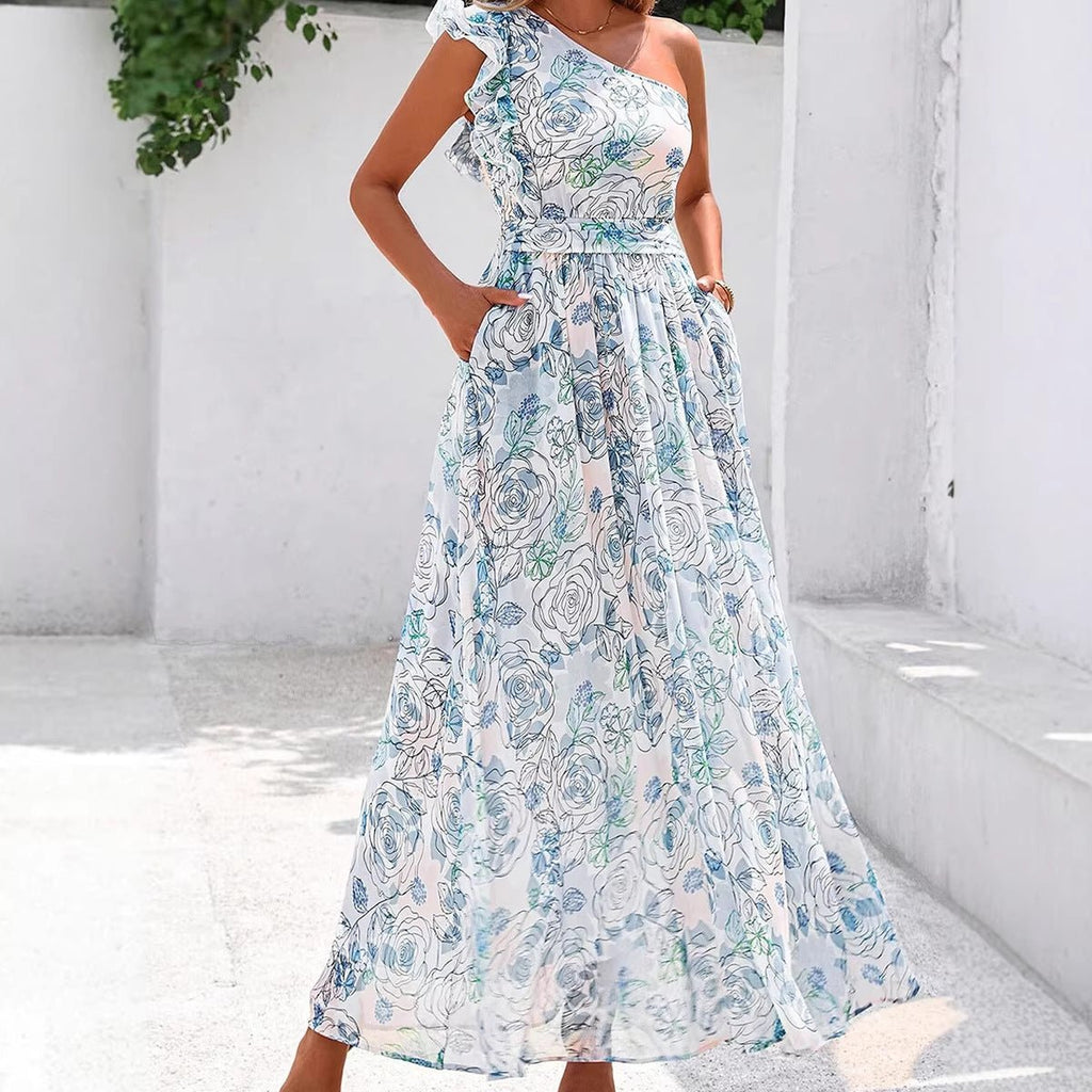 Single Shoulder High Waist Dress for Women - F.MarketA2FE456A90A045C1AE2DE13C917A496AeproloSSingle Shoulder High Waist Dress for WomenSingle Shoulder High Waist Dress for Women