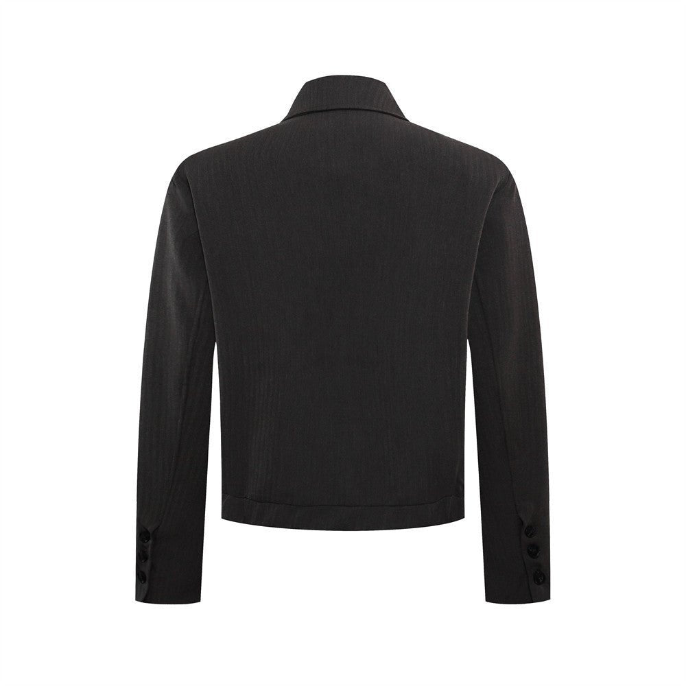 Slanted placket lapel jacket - F.Market4A58FFBAD6C345BAAF0747D1693E9F3FeproloSSlanted placket lapel jacketSlanted placket lapel jacket