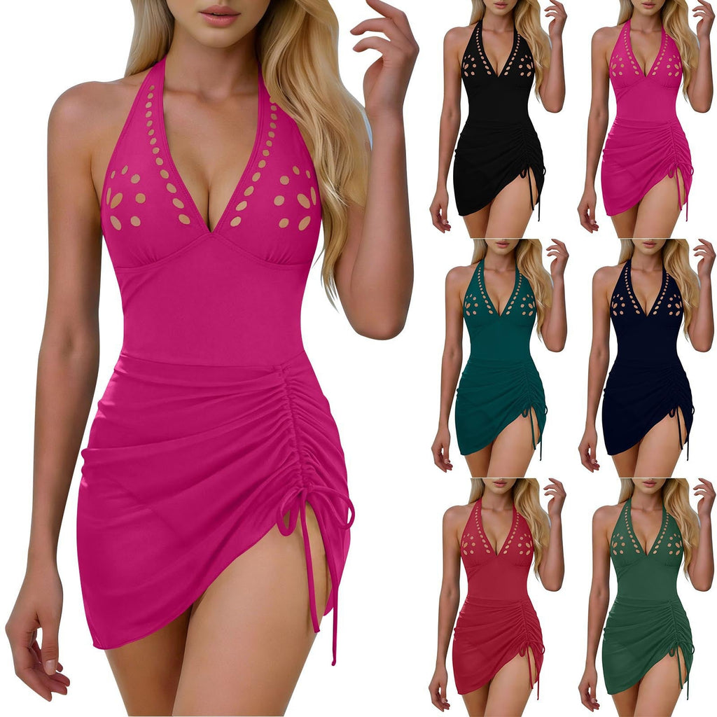 Sleeveless deep V-neck swimsuit - F.Market09F425E0402549FEA658BE182A7AF6B5eproloSSleeveless deep V-neck swimsuitSleeveless deep V-neck swimsuit