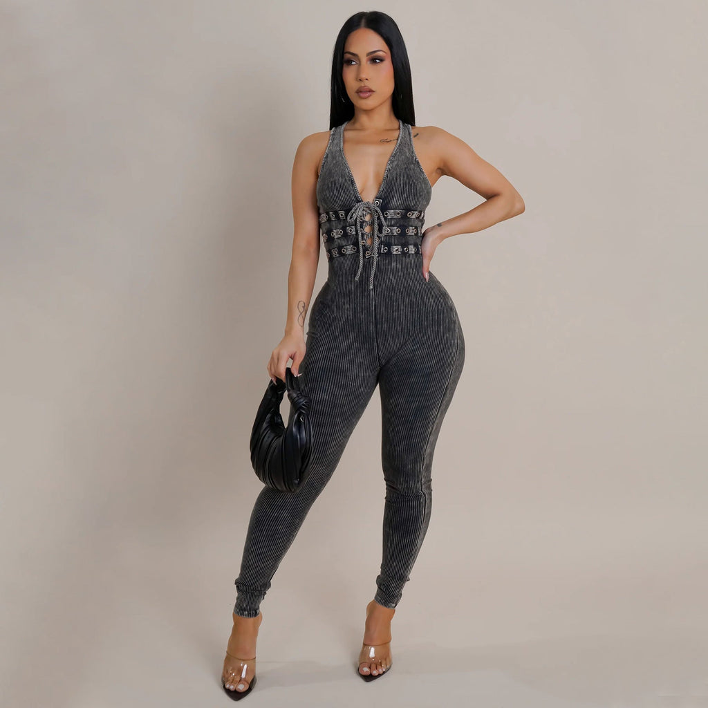 Sleeveless V-neck jumpsuit - F.MarketD66062E6FA804685A763ACE5508DE27DeproloSSleeveless V-neck jumpsuitSleeveless V-neck jumpsuit