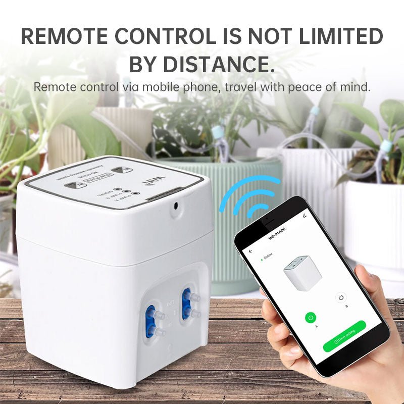 Smart WiFi Irrigation System - Dual Pump Automatic Timer Drip Kit, App Remote Control for Patio & Garden Watering - F.MarketB1E2D59246E142269406AC12481F6919eproloSmart WiFi Irrigation System - Dual Pump Automatic Timer Drip Kit, App Remote Control for Patio & Garden WateringSmart WiFi Irrigation System - Dual Pump Automatic Timer Drip Kit, App Remote Control for Patio & Garden Watering