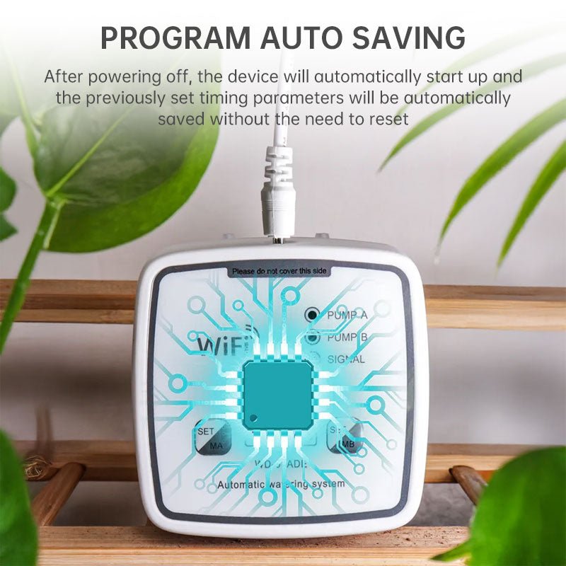 Smart WiFi Irrigation System - Dual Pump Automatic Timer Drip Kit, App Remote Control for Patio & Garden Watering - F.MarketB1E2D59246E142269406AC12481F6919eproloSmart WiFi Irrigation System - Dual Pump Automatic Timer Drip Kit, App Remote Control for Patio & Garden WateringSmart WiFi Irrigation System - Dual Pump Automatic Timer Drip Kit, App Remote Control for Patio & Garden Watering