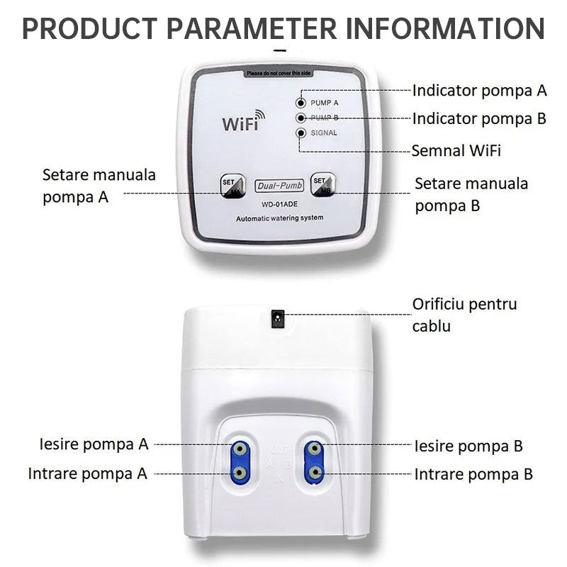 Smart WiFi Irrigation System - Dual Pump Automatic Timer Drip Kit, App Remote Control for Patio & Garden Watering - F.MarketB1E2D59246E142269406AC12481F6919eproloSmart WiFi Irrigation System - Dual Pump Automatic Timer Drip Kit, App Remote Control for Patio & Garden WateringSmart WiFi Irrigation System - Dual Pump Automatic Timer Drip Kit, App Remote Control for Patio & Garden Watering