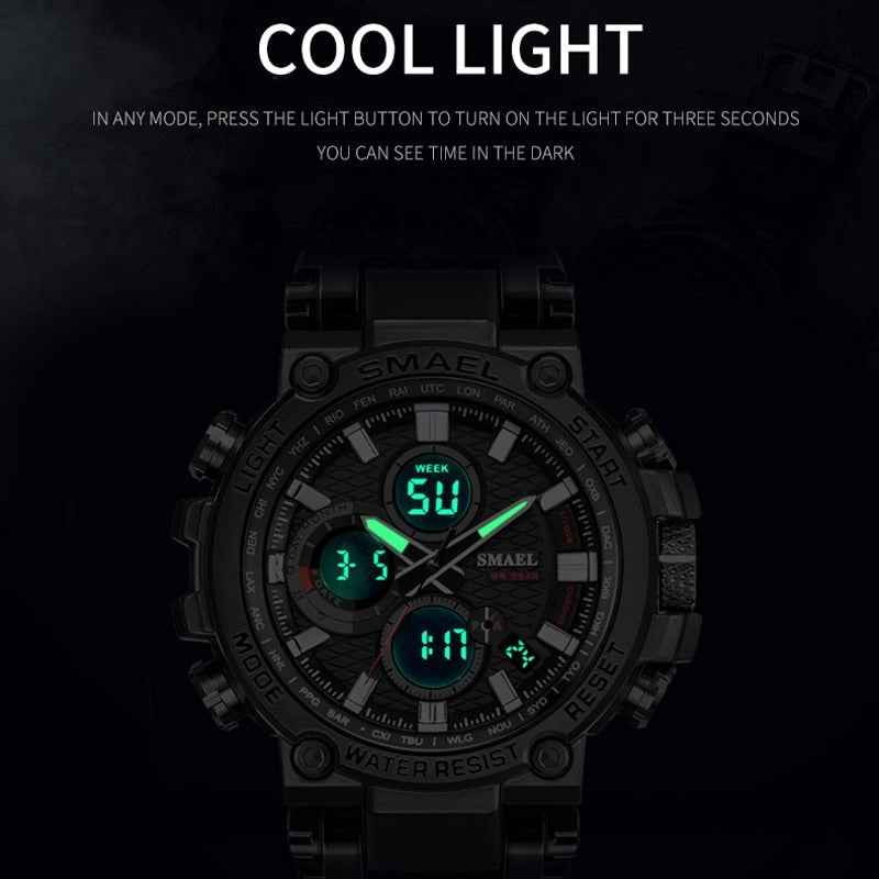 SMEAL 1803 Men Sport Watches Digital Double Time Chronograph Watch Mens LED Chronometre Week Display Wristwatches montre homme Hour - F.Market5102088B320A451D88B4DF019E704A96eproloSMEAL 1803 Men Sport Watches Digital Double Time Chronograph Watch Mens LED Chronometre Week Display Wristwatches montre homme HourSMEAL 1803 Men Sport Watches Digital Double Time Chronograph Watch Mens LED Chronometre Week Display Wristwatches montre homme Hour