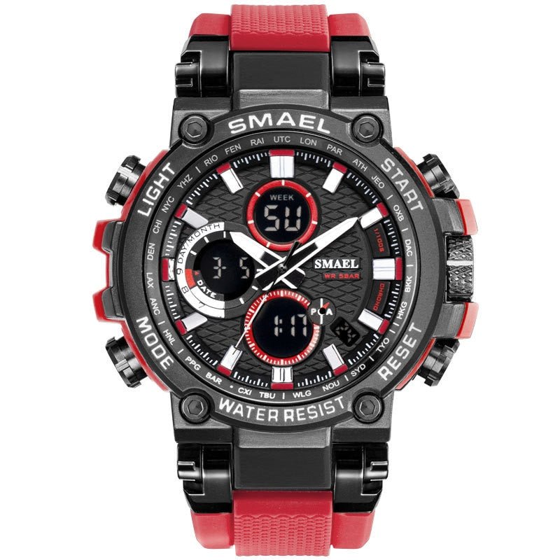 SMEAL 1803 Men Sport Watches Digital Double Time Chronograph Watch Mens LED Chronometre Week Display Wristwatches montre homme Hour - F.Market57A9146CAFC445989A5062B7721D6C2BeproloSMEAL 1803 Men Sport Watches Digital Double Time Chronograph Watch Mens LED Chronometre Week Display Wristwatches montre homme HourSMEAL 1803 Men Sport Watches Digital Double Time Chronograph Watch Mens LED Chronometre Week Display Wristwatches montre homme Hour