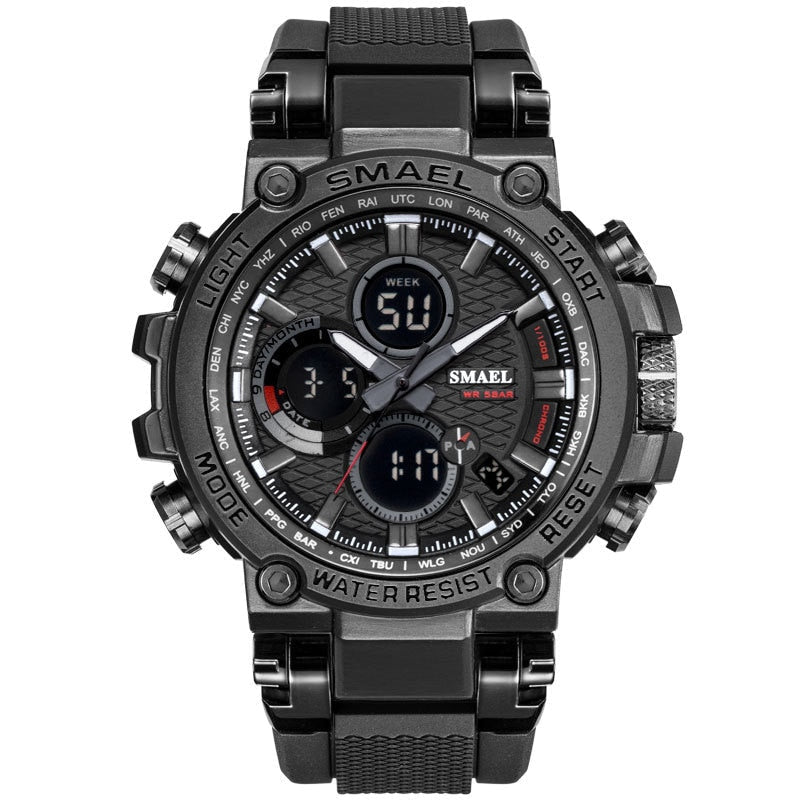 SMEAL 1803 Men Sport Watches Digital Double Time Chronograph Watch Mens LED Chronometre Week Display Wristwatches montre homme Hour - F.MarketF9D27C61579244659EEE3F7B129D8384eproloSMEAL 1803 Men Sport Watches Digital Double Time Chronograph Watch Mens LED Chronometre Week Display Wristwatches montre homme HourSMEAL 1803 Men Sport Watches Digital Double Time Chronograph Watch Mens LED Chronometre Week Display Wristwatches montre homme Hour